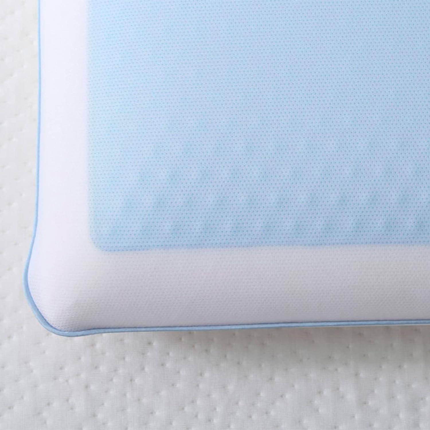 Cool Gel material giving you a cooling sensation while you sleep