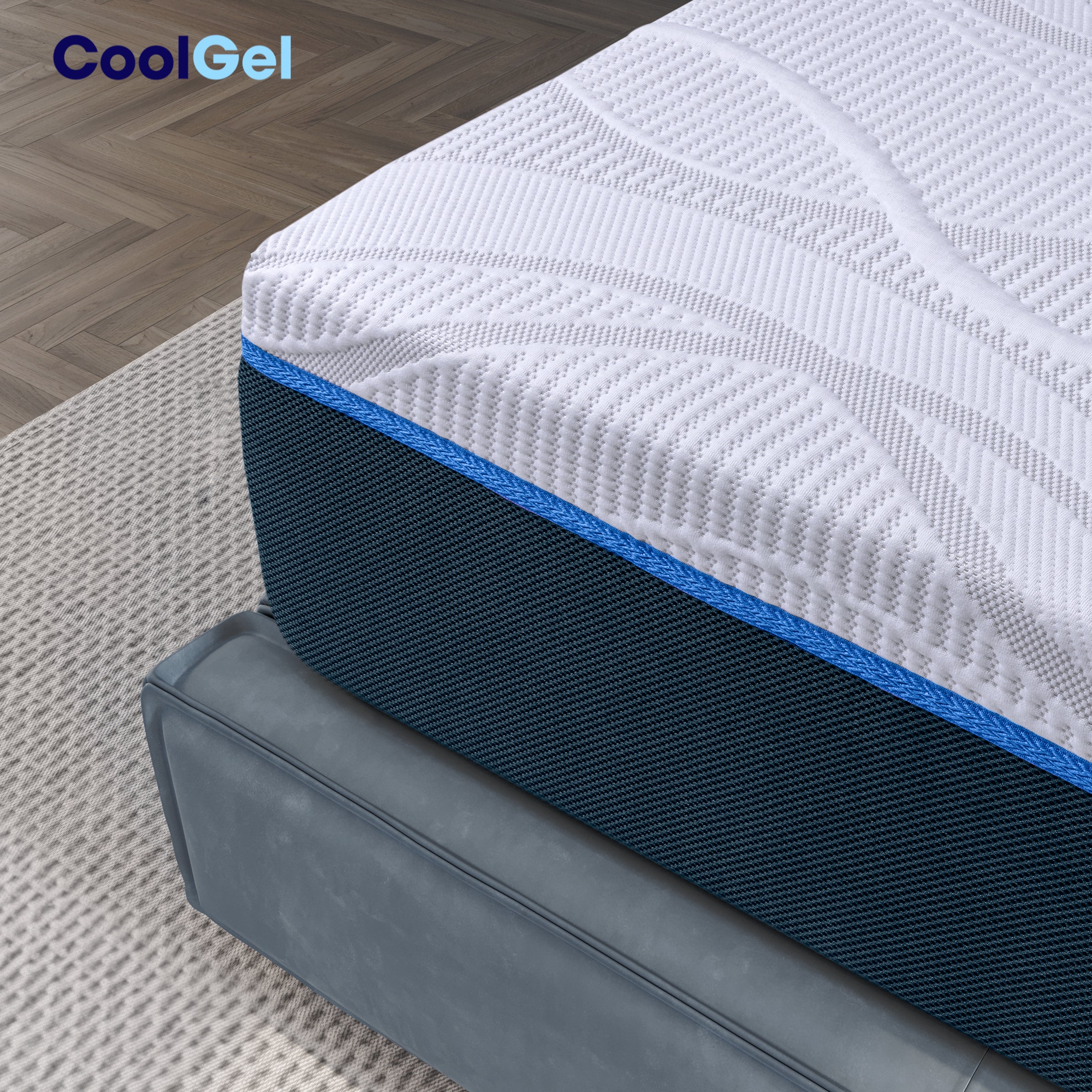 Cool Gel Memory Foam 10 Inch Antimicrobial Mattress 3.0