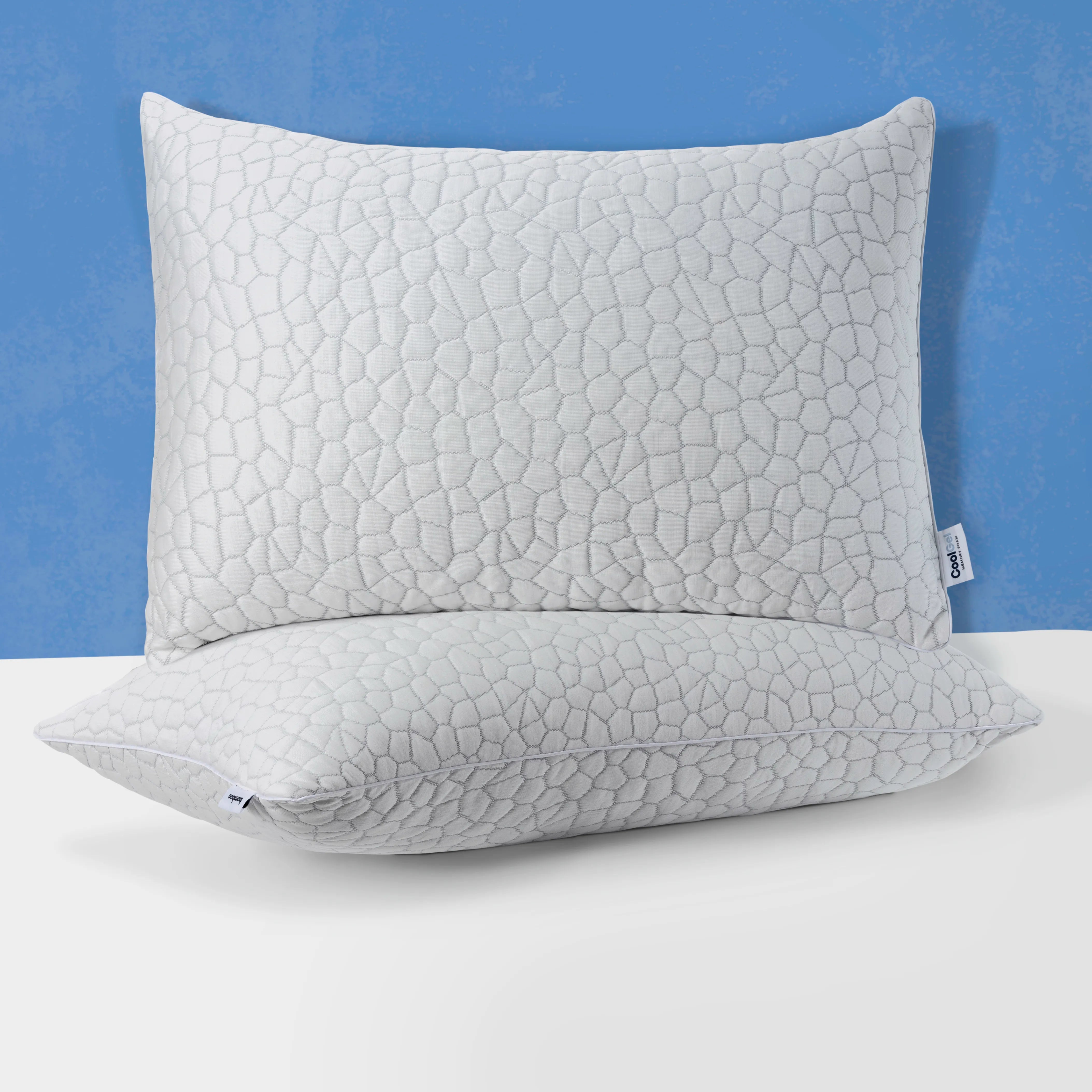 Reversible Shredded Memory Foam Pillow, Supportive and Comfortable