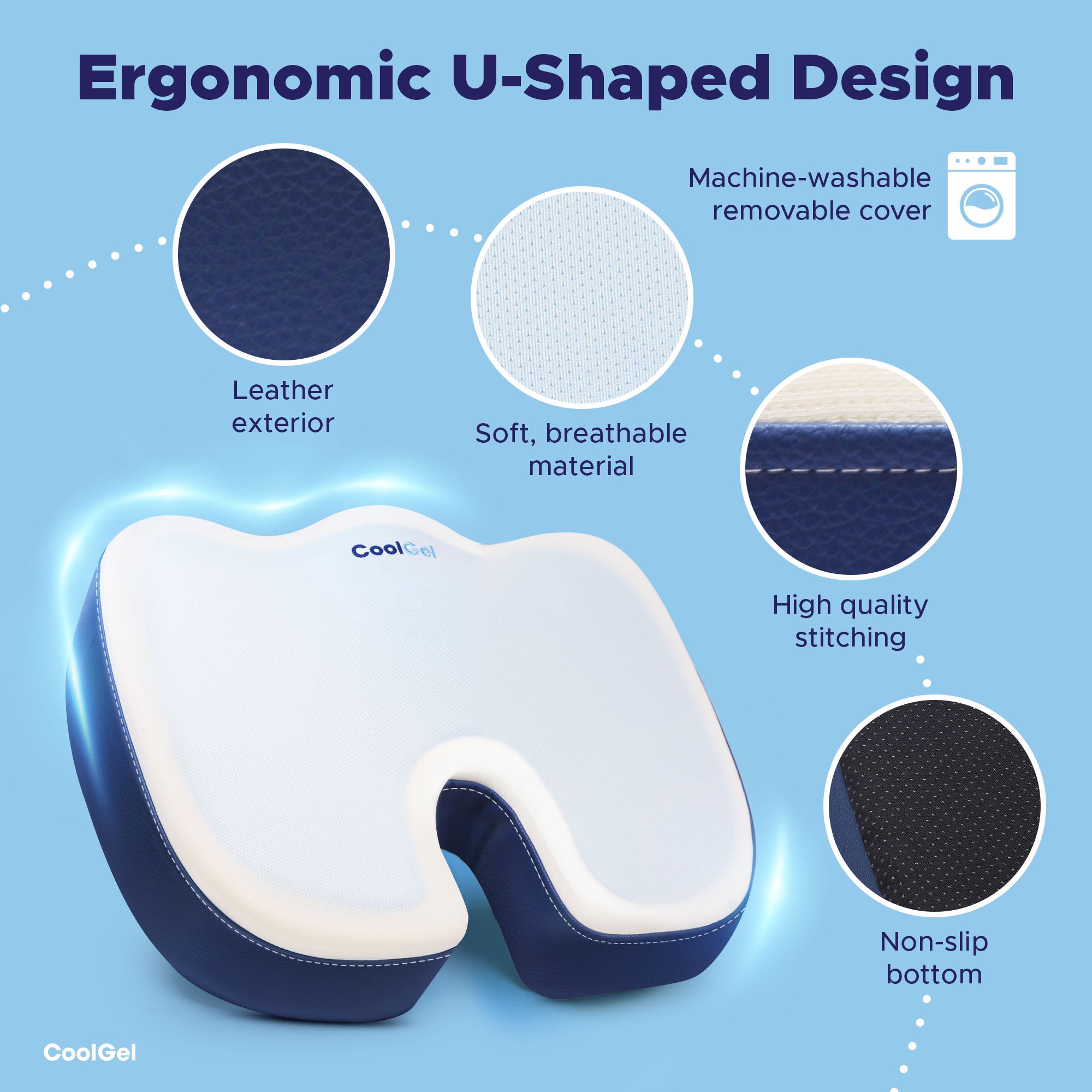 Cooling Memory Foam Seat Cushion