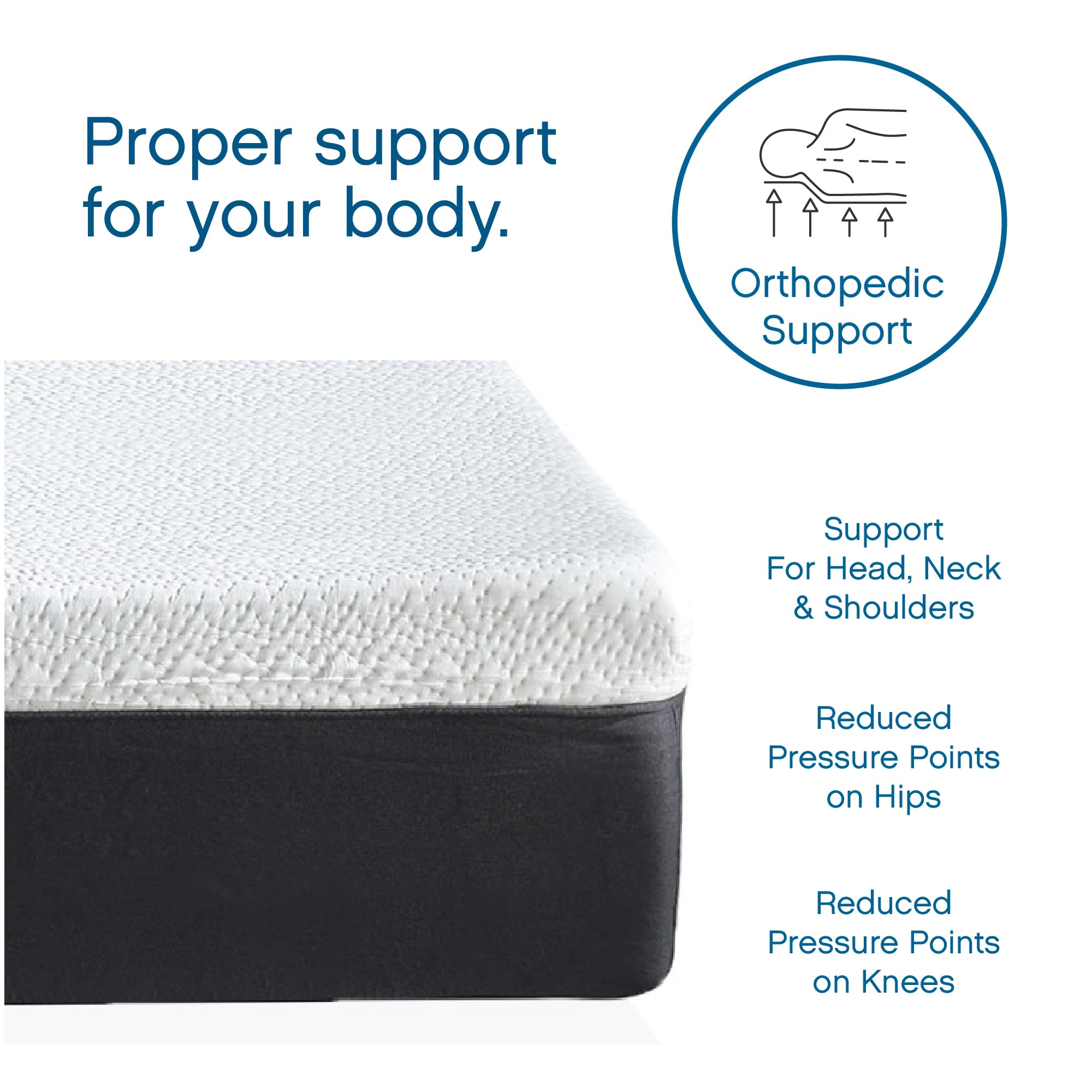 12-Inch Cool Gel Memory Foam Mattress Superior Comfort Support