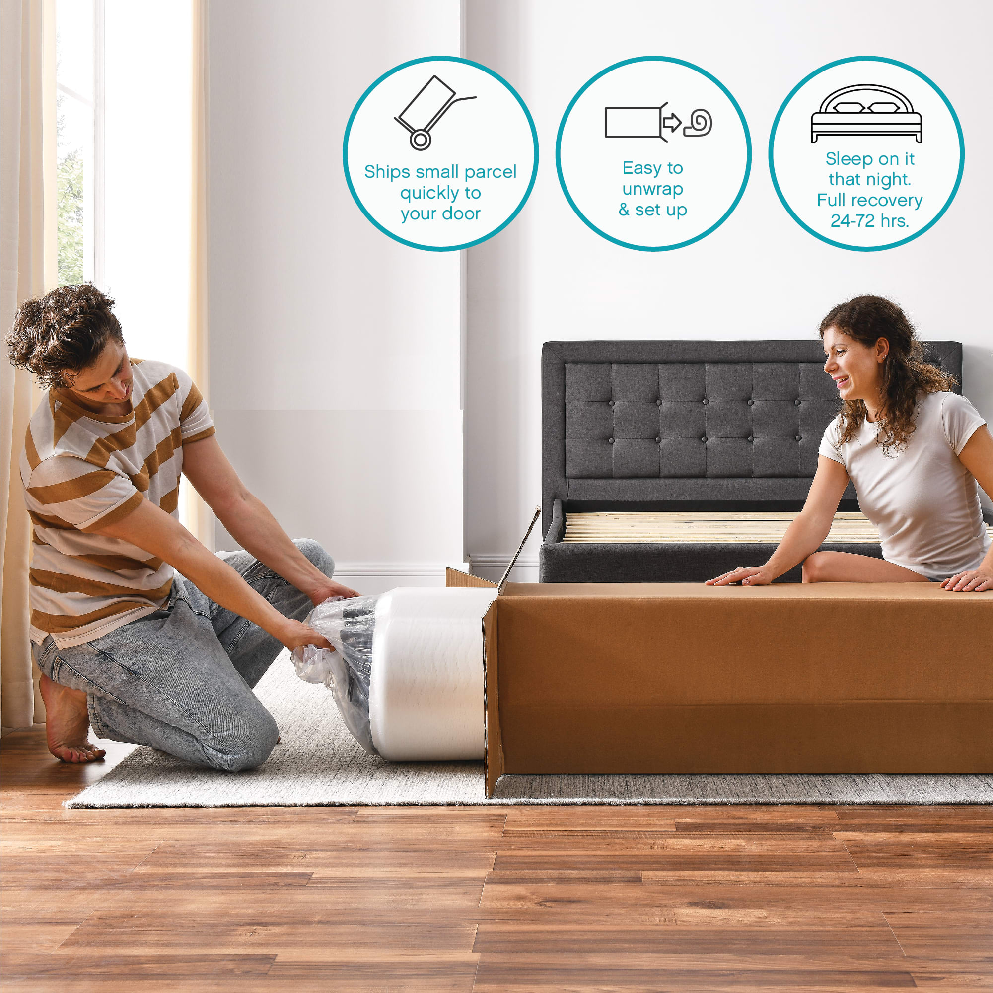 Cool Gel Memory Foam 4.5-Inch Mattress