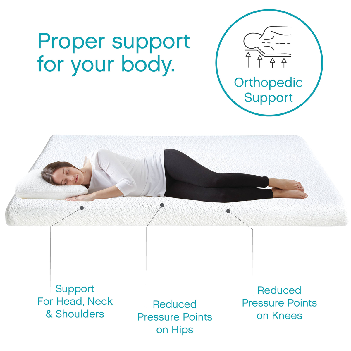 Cool Gel Memory Foam 4.5-Inch Mattress