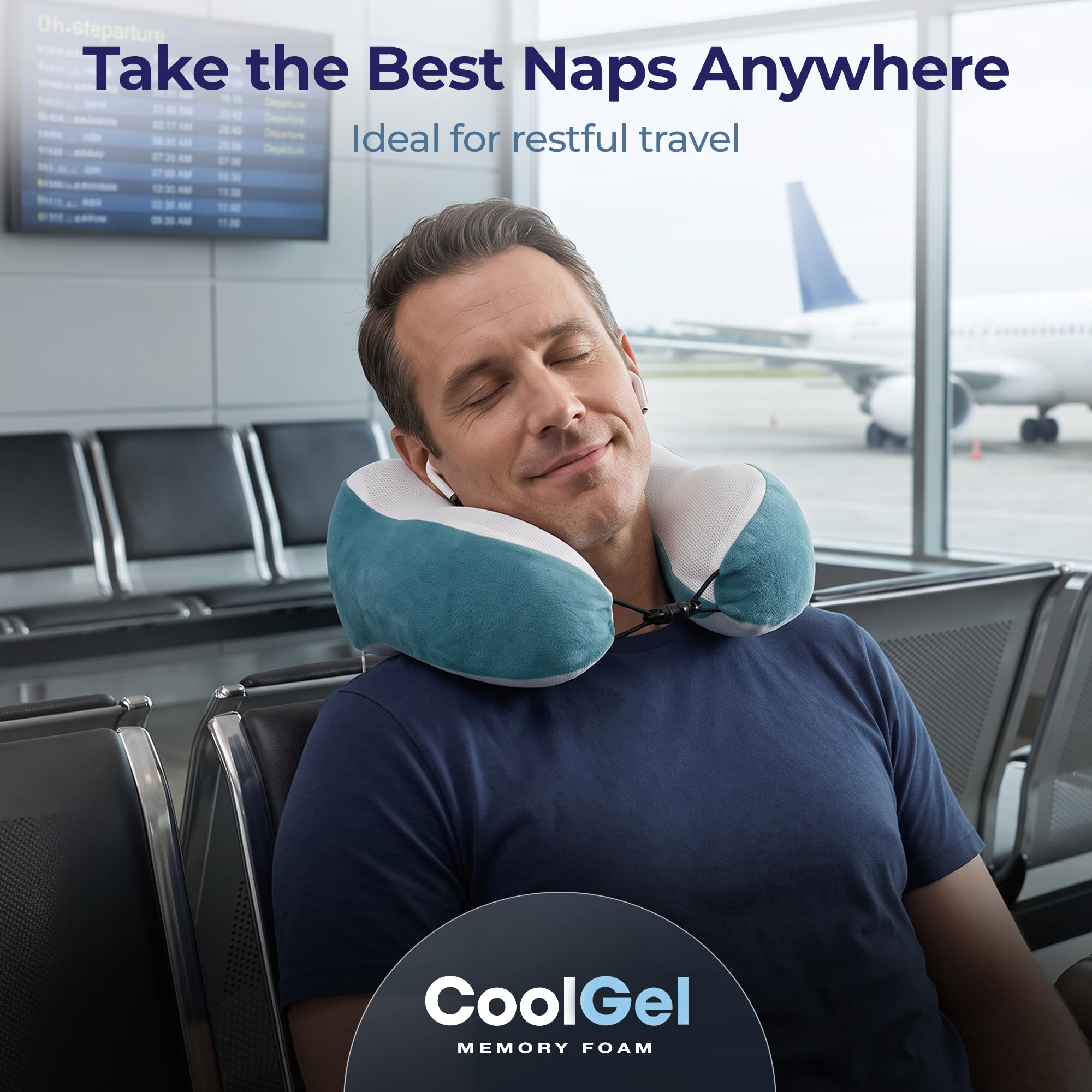 Cool Gel Neck Pillow 2.0 With Bamboo Charcoal