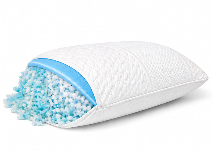 Dream Axis 12" Hybrid Mattress + pillow Bundle