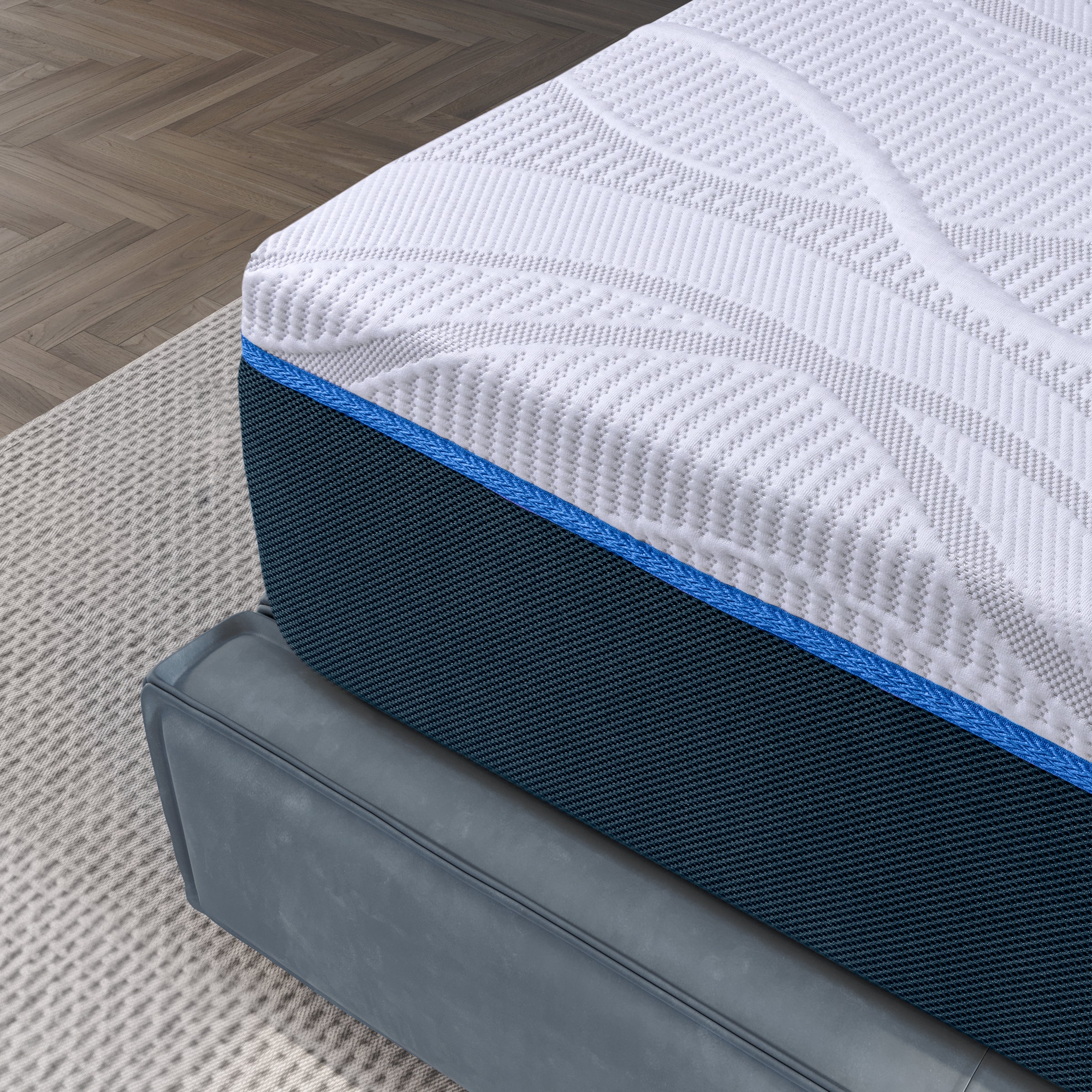 Cool Gel Memory Foam 12 Inch Antimicrobial Mattress 3.0