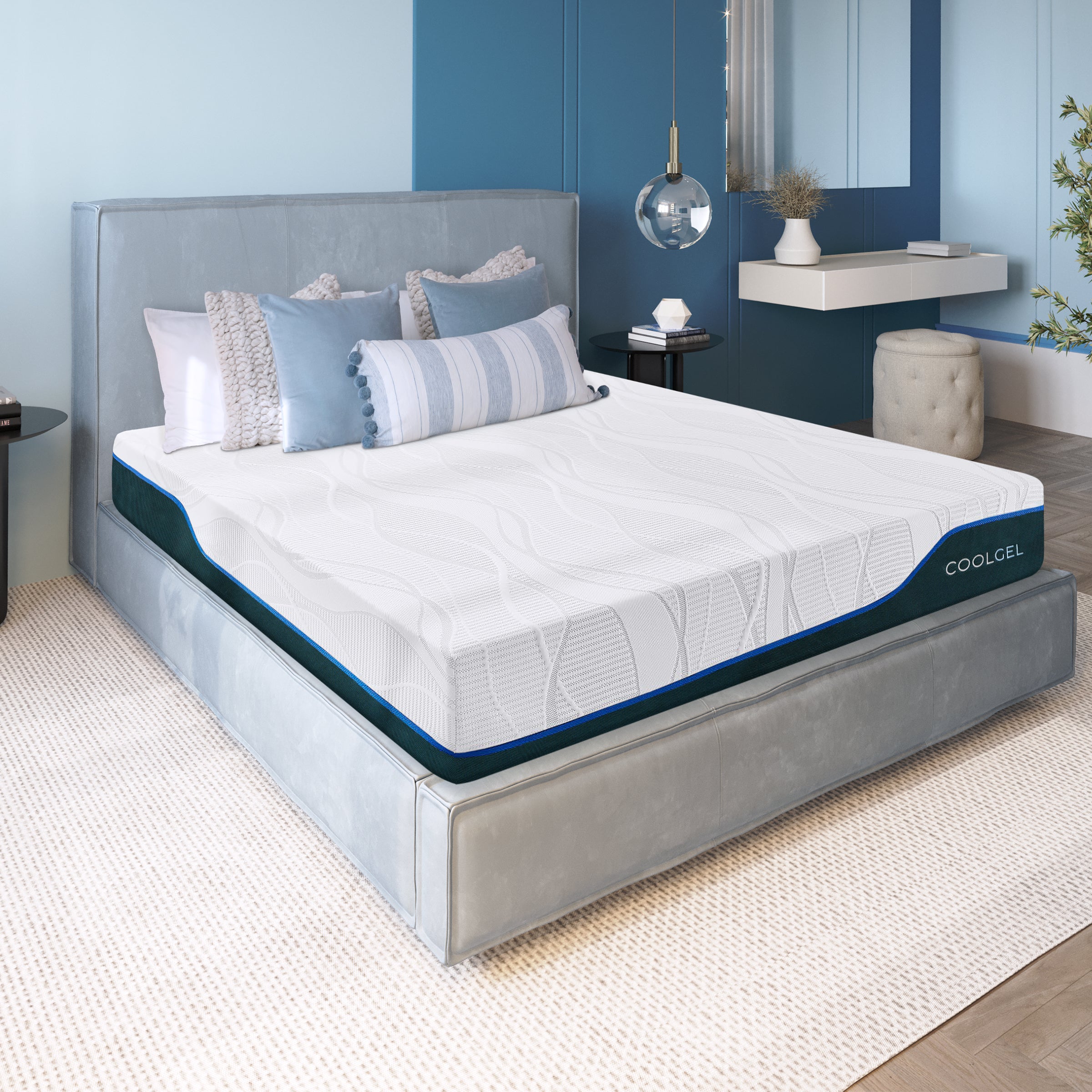 Cool Gel Memory Foam 12 Inch Antimicrobial Mattress 3.0