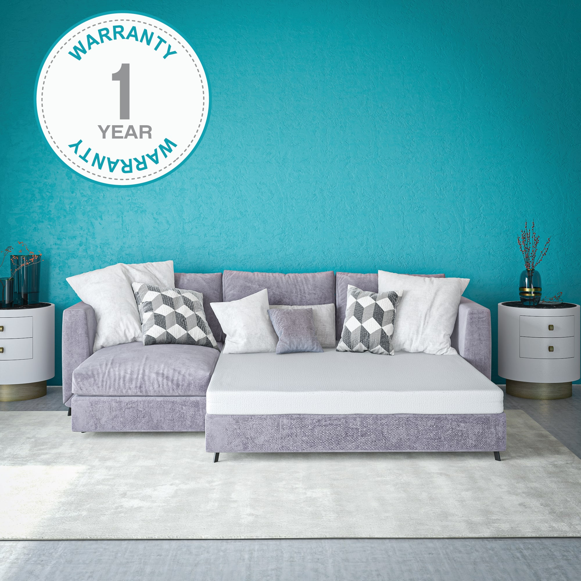 Cool Gel Memory Foam 4.5-Inch Mattress