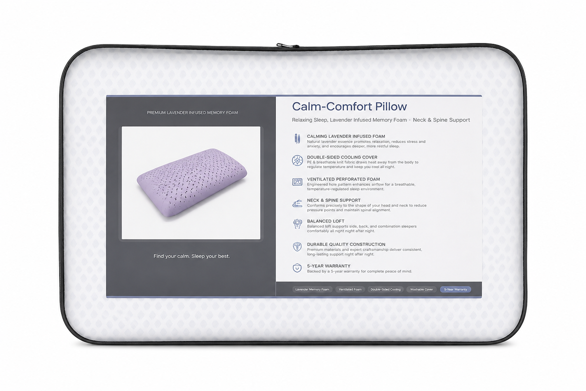 Calm Comfort Pillow